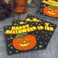 Halloween Lunch Napkins - Happy Halloween Pumpkin  - 20 ct.
