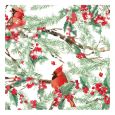 Christmas Lunch Napkins - Cardinals in the Snow - 20 ct.