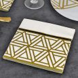 Dining Collection Lunch Napkins - Triangle Deco - 20 ct.