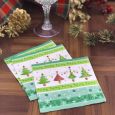 Christmas Cocktail Napkins - Merry & Bright Trees - 20 ct.
