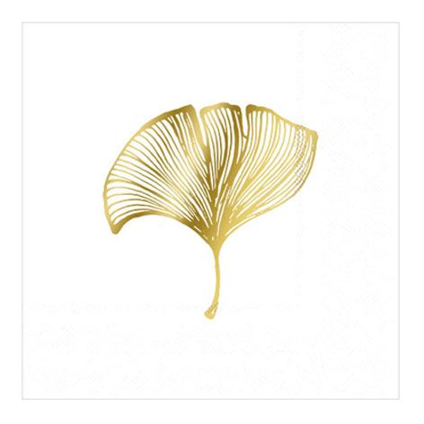 Dining Collection Lunch Napkins - Ginkgo - 20 ct.