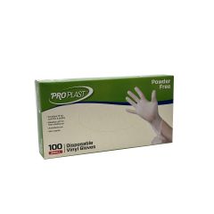 Vinyl Gloves Powder Free - Small - 100 Count