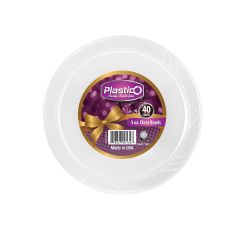 Plastico 5 oz. Bowls - Clear Plastic - 40 Count