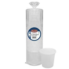 Plastico 32 oz. Soup Container w/ Lid (Bulk Packaging)