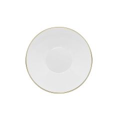 CoupeWare Basic 6 oz. Bowl (White/Gold) - 10 ct.