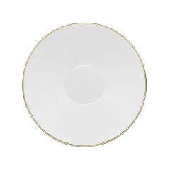 CoupeWare Basic 16 oz. Bowl (White/Gold) - 10 ct.