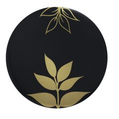 CoupeWare Gold Leaf (Black/Gold)  10.25" Plates - 10 ct.