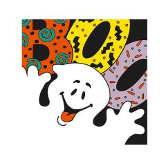 Halloween Cocktail Napkins - Boo Ghost - 20 ct.