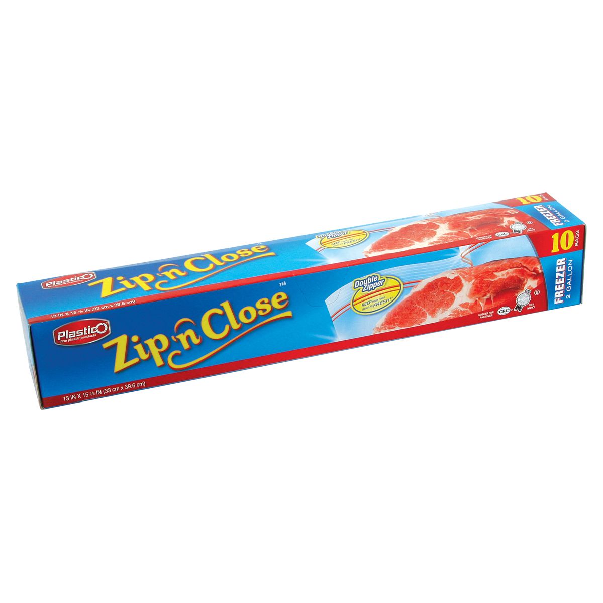 Ziploc Zipper Storage Bags, 2 Gallon, 100 ct, Clear