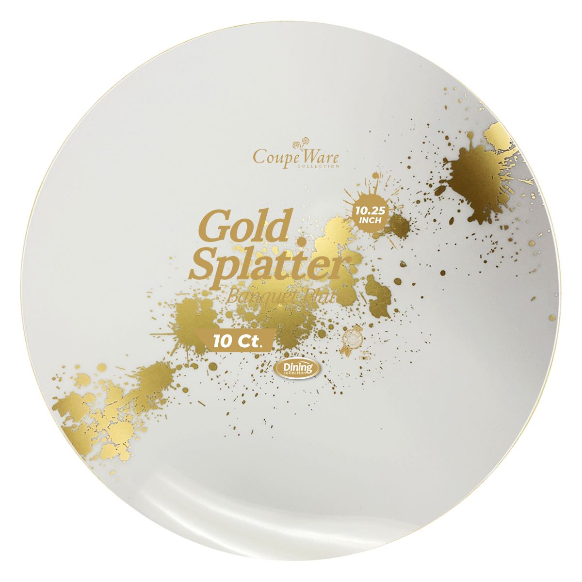 CoupeWare Gold-Splatter WG 10.25