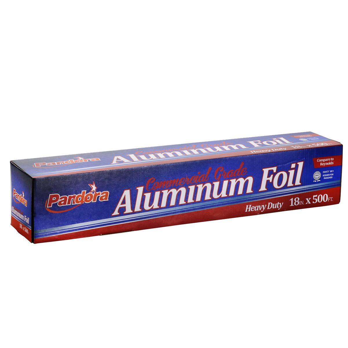 Heavy-Duty Aluminum Foil Roll, 18 x 500 ft