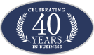 Celebrate 40 years in business