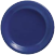 BLUE PLASTIC DESSERT PLATE